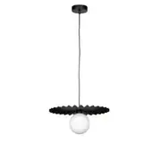 Fiorentino Portobello Medium Pleated Decorative Disk 1L Pendant Light 350mm
