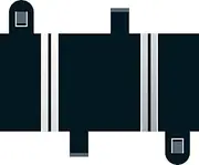 [Scalextric] C8236 Short Straight 1:32 Scale Slot Car Track and Accessories, 78 mm (2 Pieces)