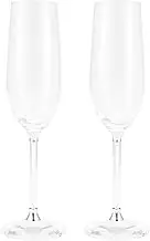 Peakloong 2Pc Wedding Glasses Personalized Champagne Flutes Crystalline Party Gift Toasting Glass Goblet