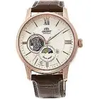 ORIENT Classic RN-AS0002S Cream Semi Skeleton SUN & MOON Mens Watch New in Box