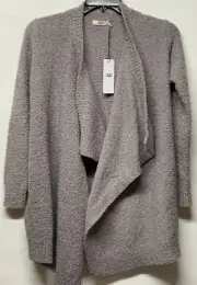 UGG Phoebe Wrap Cardigan Comfort Sweater with Pockets Grey Women's size Medium