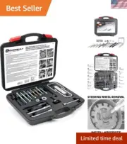 Car Steering Wheel Lock Plate Puller Kit 16 Pieces Auto Repair Tools Set