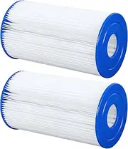 [Bestway] 2 Pack Flowclear Type IV or Type B Replacement Cartridge Filter for Above Ground Swimming Pool for 2500 Gallon Per Hour Filter Pump