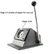 25-75MM Badge Cutting Machine Round Badge Paper Round Cutting Machine