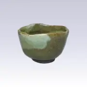Tokoname-yaki - Matcha bowl - SEIKOU - GREEN GLAZE
