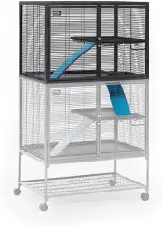 Midwest Deluxe Critter Nation Add-On Unit Small Animal Cage (Model 163) - Compat