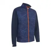 ***BRAND NEW*** Callaway ABSTRACT CAMO PRINT MIXED MEDIA JACKET NAVY