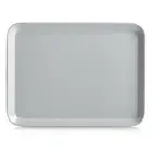 Zeller Melamine Tray, Grey, 24 x 18 cm 24 x 18 cm Grey