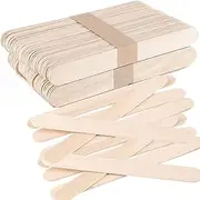 200 Pack Wooden Multi-Purpose Popsicle Sticks,Natural Wooden Lollipop Sticks, Lolly Sticks for Craft Wooden Lollipop Sticks for Sports, Natural Craft, etc.