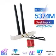 Card Tri Band 2.4G/5Ghz/6Ghz For Bluetooth 5.3 802.11AX M.2 Wireless WiFi Card