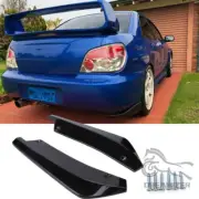 For Subaru Impreza WRX STI Car Rear Bumper Splitter Diffuser Canard Wrap Spoiler
