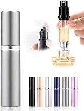 SUBORAWOS Perfume Atomiser Refillable – 5ml Portable Leakproof Travel Spray Bottle, Mini Bottom-Filling Fragrance Atomizer, Pocket Size Perfume Dispenser, Unisex(Grey)