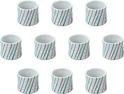 Setomonohonpo Set of 10 Pre-Dyed Three Color Tokuso Candies (1.8 x 1.9 inches (4.5 x 4.8 cm)