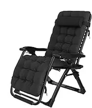 Zero Gravity Lounge Chair, Garden Chairs Wdsfer Zero Gravity Chair Foldable Adjustable Reclining,Lounge Chair with Headrest Cushion Recliner Chair Suitable for Outdoor, Courtyard, Beach, Pool, Patio,