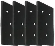 4 Dryer Filters for Bauknecht Privileg Whirlpool HX 481010716911 Heat Pump Dryers, Condensing Dryer Sponge Filter Pad 4Holes (230 x 115 x 14MM)