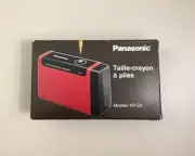 Vintage Red Panasonic KP-2A Battery Operated Pencil Sharpener - Read Description