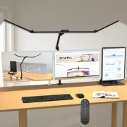 3000 Lumen Ultra Bright Architect Desk Lamp with Clamp, 36W Tall Black