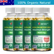 1620mg Colon Cleanse Lose Weight Detox Herbal Supplement Immunity System Support