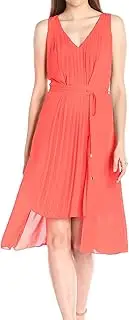 [RACHEL Rachel Roy] Women's Pleated Georgette VNK Dress