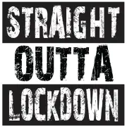 STRAIGHT OTTA LOCKDOWN 2021 WVBP-00171-S 4" X 4" OUTDOOR COLOR STICKER