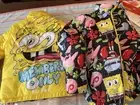 NWT XL Spongebob Reversible puffer coat jacket Members only winter fall cartoon