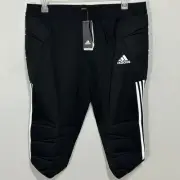 Adidas Tierro 13 GK 3/4 Padded Goalkeeper Pants XL Black Climalite Soccer NWT