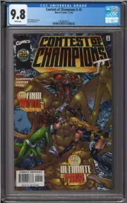 Contest of Champions II #5 CGC 9.8 White Pages ONLY 1 ON EBAY Rogue vs Ms Marvel