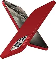 RUNGOS Slim Fit for iPhone 13 Pro Max Case [Ultra Thin as No Case on] [Matte Skin Feel] [Anti-Slip & Sweat-Proof] Protective Cover for iPhone 13 Pro Max Case, Slim Phone Case 2021, Red