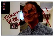 John Billingsley Dr. Phlox Star Trek Hand Signed 4x6 Photo TC46-7550 Ins For Tom