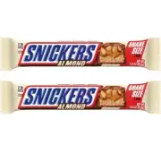 911310 2 x 91.6G PACKET SNICKERS ALMOND SHARE SIZE 2PC CHOCOLATE CANDY BARS