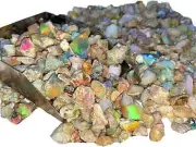 NATURAL100% UNHEATED WELO OPAL ROUGH LOT FACET SPECIMEN NR! 0.50 Oz
