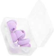 Silicone Ear Plugs for Sleep 2 Pack Comfortable Noise Reduction for Women Men Travel Study Work Aid