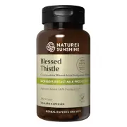 Nature's Sunshine Blessed Thistle Increases Breast Milk Production Capsules 300 mg 100 Capsul