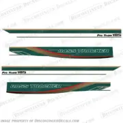 Fits Bass Tracker Pro Team 185 Decals - Green / Gold / Red