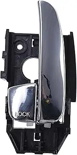 Interior Door Handle Front Left Right Compatible with Hyundai Elantra XD 2.0L 1.6L 2003-2010 82610 2D000 82620 2D000 826102D000(Silver Right)