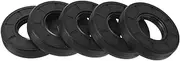 X AUTOHAUX Universal Oil Seal TG4 Lip Seal Ring Rotary Shaft Seal 30x62x12mm High Pressure NBR Rubber Black 5 Pcs