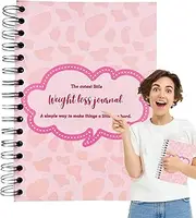 Weight Loss Diary | 12 Week Fitness Journal 2025,Paper Weight Loss Record Tracking Notebook, Weekly Diet Record Tool For Women Men