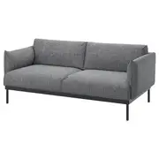 ÄPPLARYD 2-seat sofa, Lejde grey/black