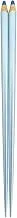 Aoba chopsticks dishwasher corresponding natural wood color pencils flora light blue 22.5cm