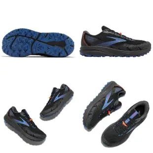 【BROOKS】慢跑鞋 Divide 3 男鞋 黑 藍 路跑 緩震 分水嶺系列 3代 運動鞋(1103811D017)