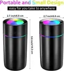 Humidifiers for Bedroom Portable Mini Humidifier with 7-color Lights 350 Milli
