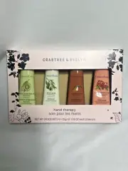 Crabtree Evelyn Ultra Moisturizing Gardeners Hand Therapy .9 oz. Set of 4 Tubes