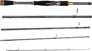 Casting Rod Spin Rod- Portable Carbon Fiber Spin Rod | Flexible Carbon Fiber Fish Pole, Fishing Lure Rod, Casting Rod, 2.1-Meter, Removable Baitcasting Rod for Fresh & Saltwater, Horse Mouth Fish