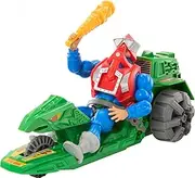 [Masters of the Universe] Origins Ground Ripper und Mekaneck - Actionfigur und Retrofahrzeug mit Zubehörteilen, für Darstellungen von Gut gegen Böse, für Fans ab 4 Jahren, HKM62