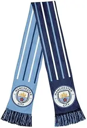 Icon Sports Manchester City Reversible Soccer Scarf, Blue, One Size, (MC21SC)