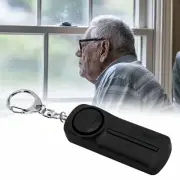 BLACK Mini Personal Alarm Keychain With 130dB Loud Siren Safety Self Protect HO