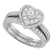 1 CTW-Diamond 1/3CT-CPR BLISS BRIDAL SETS CERTIFIED