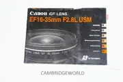 CANON EF16-35mm f/2.8L USM INSTRUCTION MANUAL GUIDE BOOK in 6 LANGUAGES
