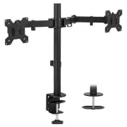 Mount-It Dual Monitor Mount | Double Monitor Desk Stand | Two Heavy Duty Full...