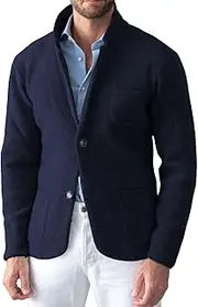[Generic] Men's Long Sleeve Thickening Cardigans Shawl Collar Buttons Cardigan Sweaters Western Button Casual Jacket Big and Tall